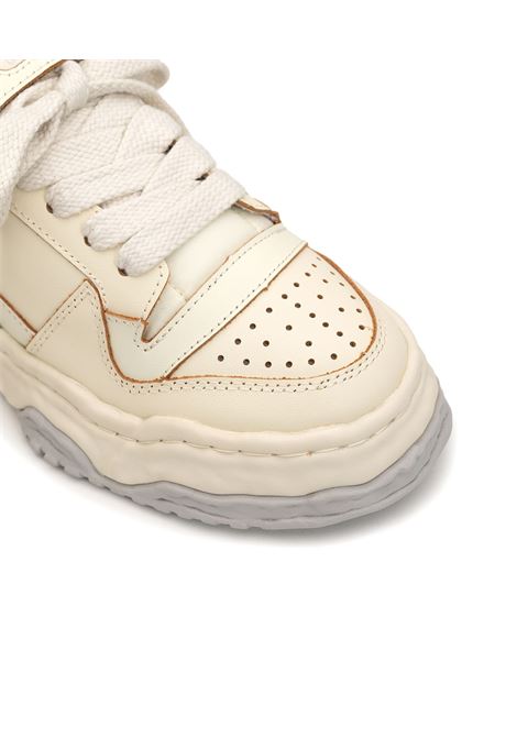 sneakers keith uomo nere e bianche in pelle MAISON MIHARA YASUHIRO | A13FW702WHITE